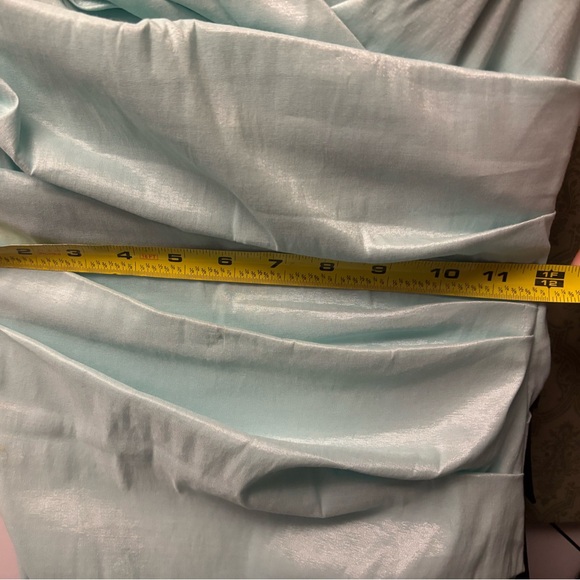 LeChateau above the knee dress seafoam color - Picture 3 of 3